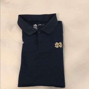Adidas Men’s Navy Norte Dame Golf shirt
